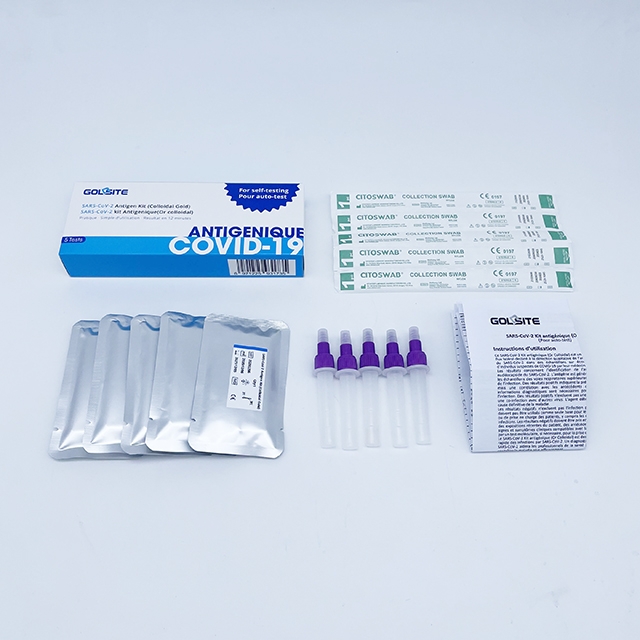 Casete de prueba rápida de antígeno COVID-19
