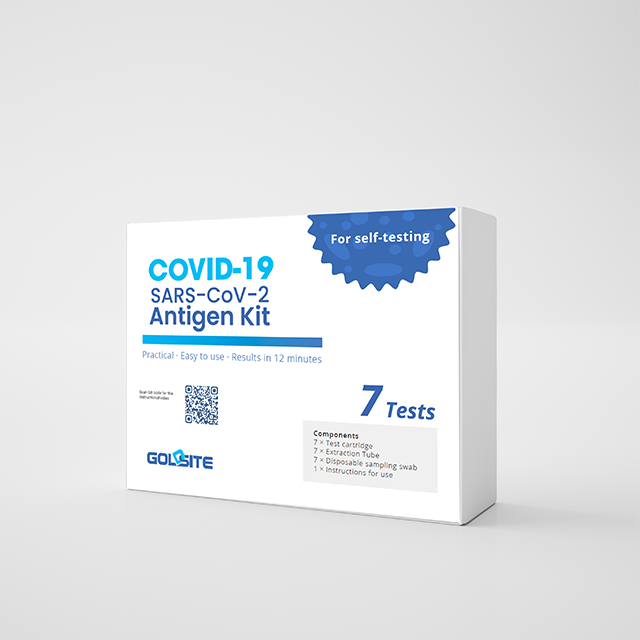 Kit de autoprueba rápida de antígeno COVID-19 de cuidado diario para la familia
